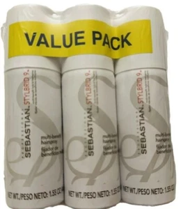 Sebastian Professional Stylbrid 9 Multi-Benefit Hairspray Pack Of 3 - 1.55 Oz - Picture 1 of 2