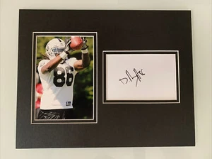 OAKLAND RAIDERS DAVID AUSBERRY Signed Autographed Matted Photo w/cut 11"x14" - Picture 1 of 2