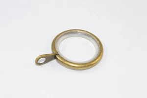 30 X Silent Pole Rod Rings Fixed Eye Antique Brass Finish Id 25mm Od 32mm | Ones - Picture 1 of 1
