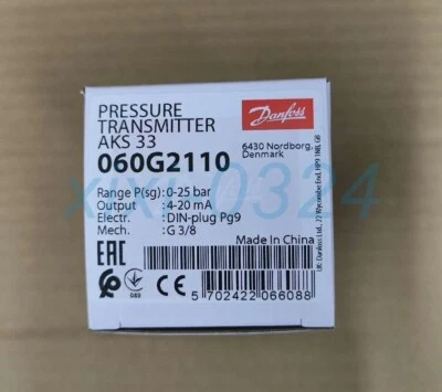 1pcs NEW DANFOSS AKS33 060G2110 Pressure sensor DHL shipping - Image 1 of 3