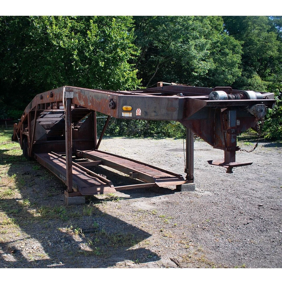 Remolque para 4 carros Drake, eje tándem con neumáticos y ruedas de 8 - 9,50 X 16,5, cabrestante eléctrico, Foto 1 de 4