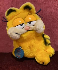 VINTAGE 1981 DAKIN GARFIELD CAT 7" PLUSH FIGURE HTF WITH BOTH TAGS EXC!!! - Picture 1 of 9