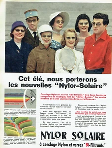 Advertising 25.04 1957 Nylor-Solar Glasses Bi-Filter Lenses - Picture 1 of 1