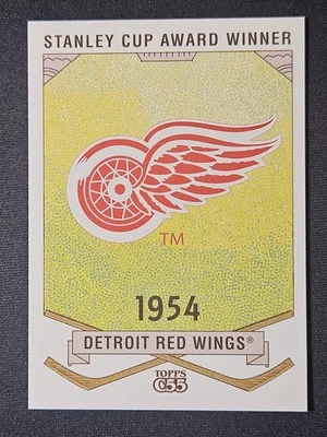 03-04 Topps C55 Detroit Red Wings 1954 🚨🚨🚨 Stanley Cup Winner - Image 1 of 2