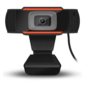 USB 720P Computer High-D Webcam Widescreen Video Calling Recording 180°Rotation - Picture 1 of 8