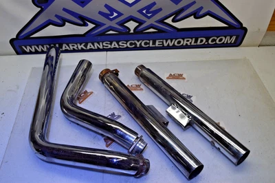 Escape doble Vance & Hines 2002 BC11 Honda Shadow VT750 VT 750 DC envío gratuito a Estados Unidos Foto 1 de 4