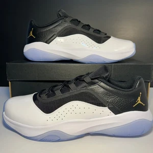 Nike Air Jordan 11 CMFT Low Black/Metallic Gold-White Size 12 DN4180-070 - Picture 1 of 10
