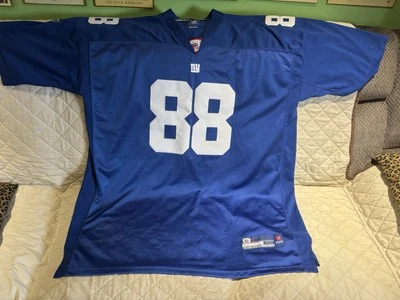 Футболка Hakeem Nicks No88 New York Giants с вышивкой Reebok мужская размер 60 NFL ЧИТАЙТЕ - Изображение 1 из 4