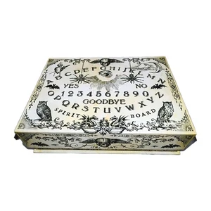 Punch Studio Ouija Board Box Halloween Storage Spooky Graphics Spider Owl Skull! - Picture 1 of 22