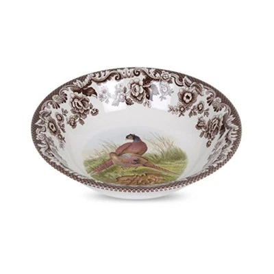 Чаша для хлопьев Spode Woodland Ascot, 8 дюймов - фазан - Изображение 1 из 4
