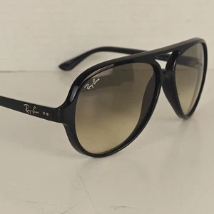 Ray Ban Classic Sunglasses Cats 5000 RB4125 Black Gradient Lens - Picture 1 of 7