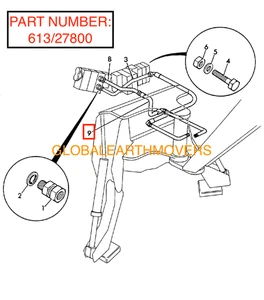JCB BACKHOE - CIRCUIT HOSE 1/2" BSP 680MM (PART NO. 613/27800) - Picture 1 of 1