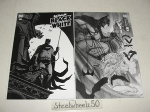 Lote de cómics Batman blanco y negro #4 y 5 DC 2021 Becky Cloonan Jenny Frison semanas - Imagen 1 de 3