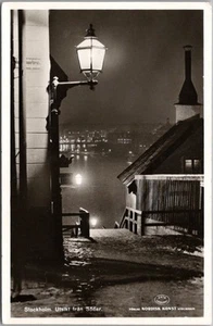 ESTOCOLMO, Suecia Foto Real RPPC Postal "Vista desde el Sur" / 1959 Cancelar - Imagen 1 de 2