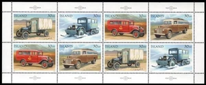 Islandia 1991 - Mi-Nr. 770-773 ** - MNH - Arco pequeño - Coches / Coches - Imagen 1 de 1
