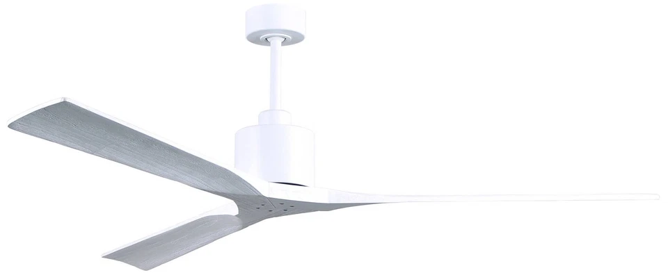 72" Matthews Nan XL Matte White Large Outdoor Ceiling Fan with Remote - Image 1 of 1