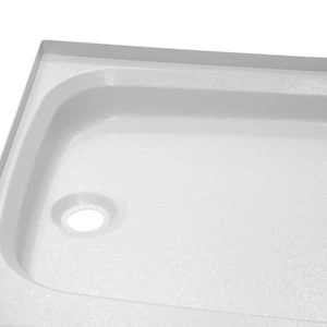 Plato de ducha Lippert 24" x 32" blanco con drenaje derecho - 210371 - Imagen 1 de 3