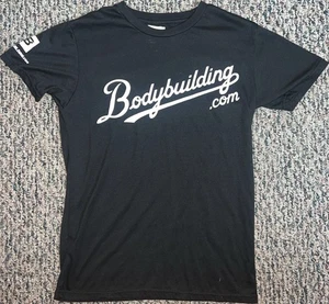 BODYBUILDING .com Grand Slam Logo Workout T-Shirt Tee SCHWARZ & WEISS SMALL! 🍀 - Bild 1 von 9