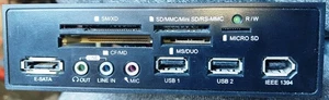 PC 5,25 Zoll Multifunktions Front Panel - Bild 1 von 4