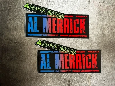 CHANNEL ISLANDS SURFBOARD STICKER AL MERRICK MAYHEM LOST RIP CURL  Pyzel Quiksil - Image 1 of 4