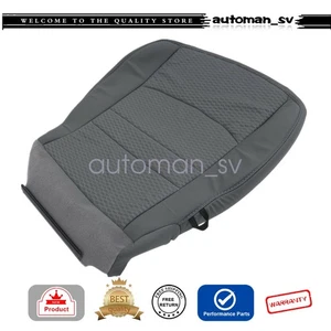 Driver Bottom Fabric Seat Cover Gray For 2013 - 2018 Dodge Ram 1500 2500 3500 - Picture 1 of 10