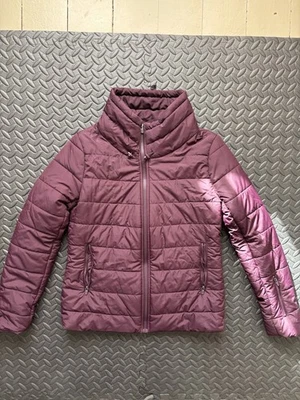 Fabletics Misha Puffer Jacket Women’s Medium Plum Purple New Without Tags NWOT - Image 1 of 4