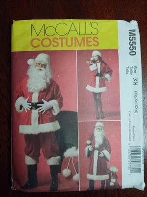 Patrón de costura McCalls M5550 Papá Noel para hombre y mujer Foto 1 de 4