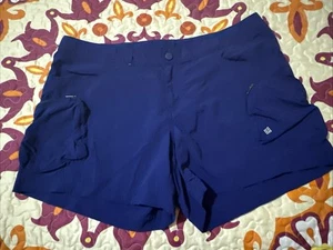 Pantaloncini da Pesca Columbia Blu Donna Taglia M - Foto 1 di 7