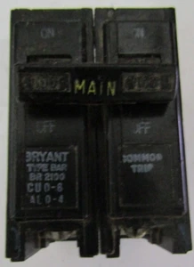 Bryant Typ Bar BR2100 Leitungsschutzschalter 2-polig 120/240V 100A - Bild 1 von 4
