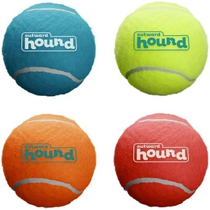 Outward Hound Squeaker Ballz Fetch Dog Toy, Medium - 4 Pack - Picture 1 of 7