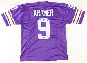 Tommy Kramer Signed Minnesota Vikings Jersey (Beckett) Two Minute Tommy QB - Picture 1 of 7