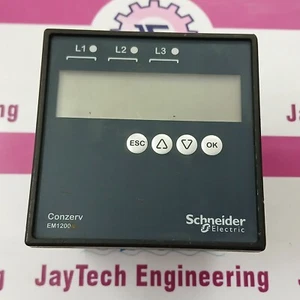 SCHNEIDER ELECTRIC CONZERV EM1200 POWER AND DIGITAL ENERGY METER - Picture 1 of 8
