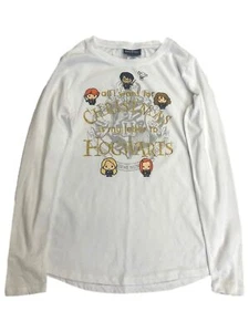 Harry Potter Girls Long Letter to Hogwarts Christmas Holiday Tee Shirt - Picture 1 of 2