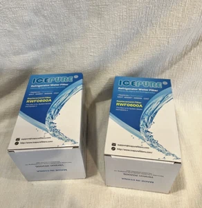 Kühlschrank Wasserfilter Ersatz für GE MWF, , RWF0600A ICEPURE 2er Pack - Bild 1 von 4