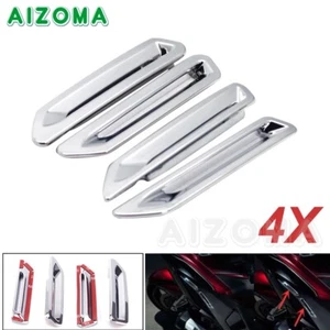 Borde de ventilación de ranura de radiador ABS cromado 4 piezas para Honda Goldwing GL1800 Tour 18-20 - Imagen 1 de 12