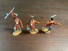 Timpo 3Rd Series Indians - "Grey/ Red/ White " - Wild West - 1970S