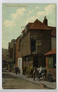 (w7t62-249) Fischmarkt, FOLKESTONE, Kent um 1910 - Bild 1 von 1