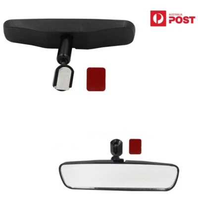 8inch Black Rear View Mirror Interior On Car Replacement Day Night Universal - Image 1 of 4