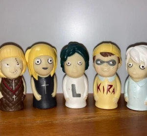 Death Note Finger Puppet mini figure 5 set jump obata takeshi light L nia misa - Picture 1 of 6