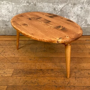 Kleine Blumenbank | Beistelltisch | Weichholz | Oval | Vintage | wohnfertig - Picture 1 of 7