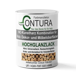 NC Lack Nitrolack Holzlack Möbellack Glänzend Oldtimer Restaurierung Holz Glanz - Bild 1 von 2
