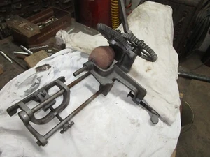 Antique sickle bar sharpening grinding tool setup - Picture 1 of 12