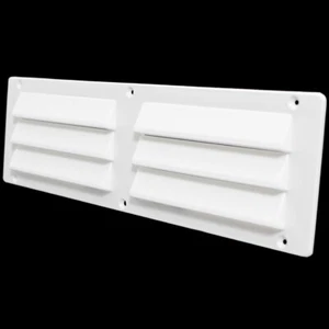 Rejilla de ventilación ventilador caravana caravana barco plástico 250x70 mm blanco - Imagen 1 de 2