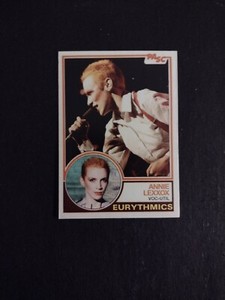  1983 Style Annie Lennox Trading Card - Eurythmics  (Error Lexxox)