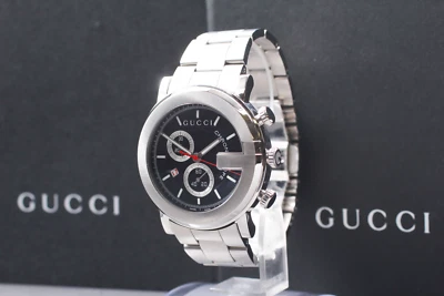 [MINT] GUCCI G-CHRONO YA101309 SS Qz Men's Watch w/ Box Swiss made - Image 1 of 4