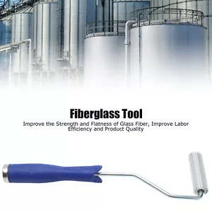 Fiberglass Roller Fine Workmanship Comfortable Hold Ergonomic Design Wooden - Picture 1 of 12