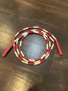 Vintage Jump Rope Lifeline Exercise Program Jokari/US, Inc Dallas TX Red & White - Picture 1 of 12