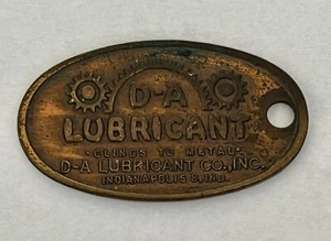 D A LUBRICANT INDIANAPOLIS, IND. "If Found Return to Address on Front"~~#14190~~ - Foto 1 di 2