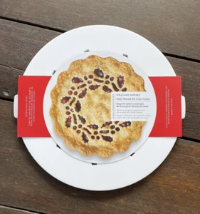 Williams Sonoma Holly Wreath Pie Crust Cutter Christmas Holiday Pastry Baking - Picture 1 of 5