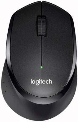 2 Pack -  Logitech M330 SILENT Wireless Optical Mouse - No Receiver - Black - Image 1 of 3